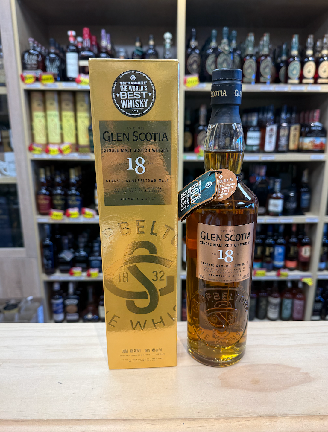 Glen Scotia 18 Year Old Single Malt Scotch Whisky (700ml) | Feng
