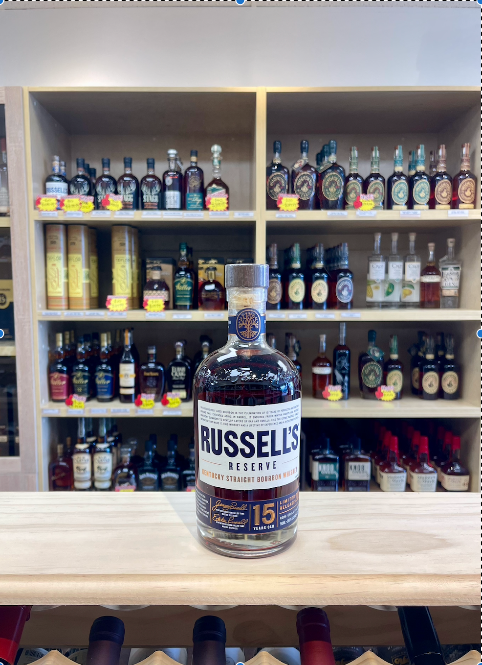 Russell's Reserve 15 Year Old Kentucky Straight Bourbon Whiskey