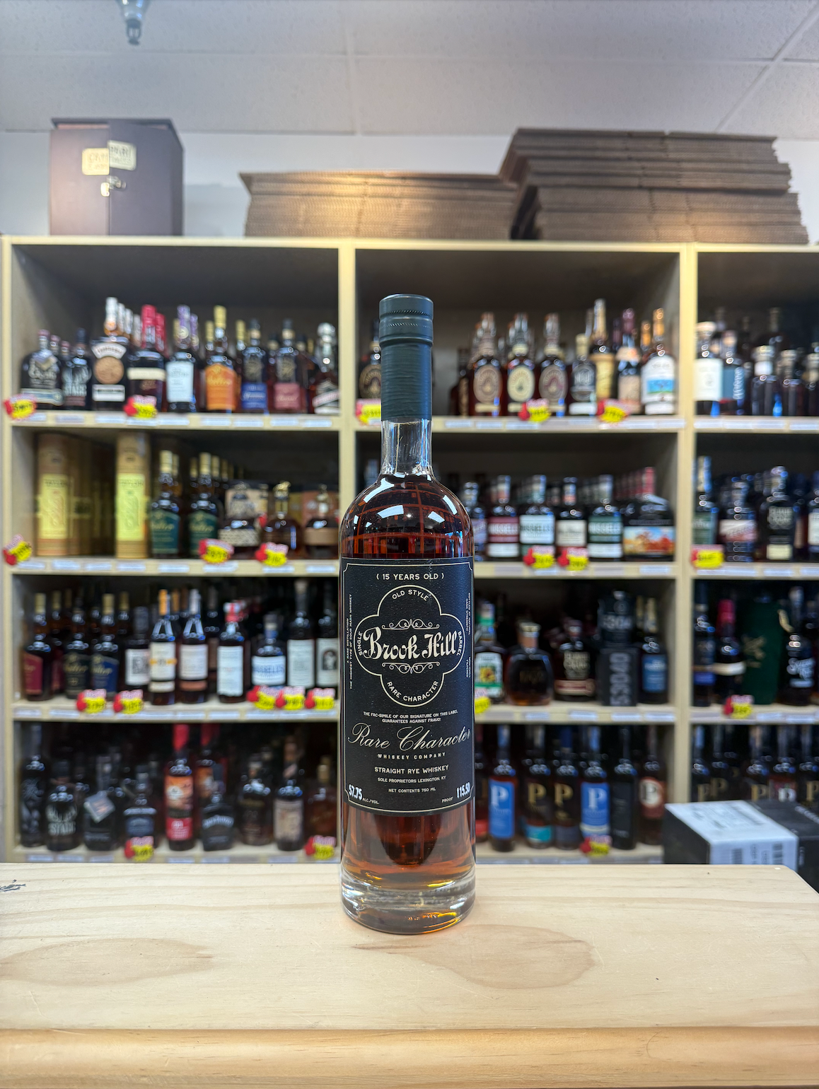 Rare Character Brook Hill 15 Years Old Straight Rye Whiskey 750ml