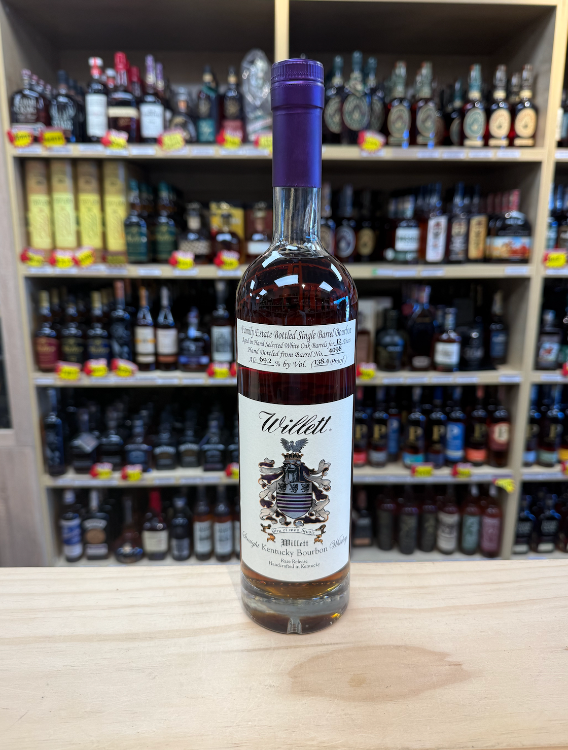 Willett 12 Year Old Family Estate Single Barrel Bourbon 