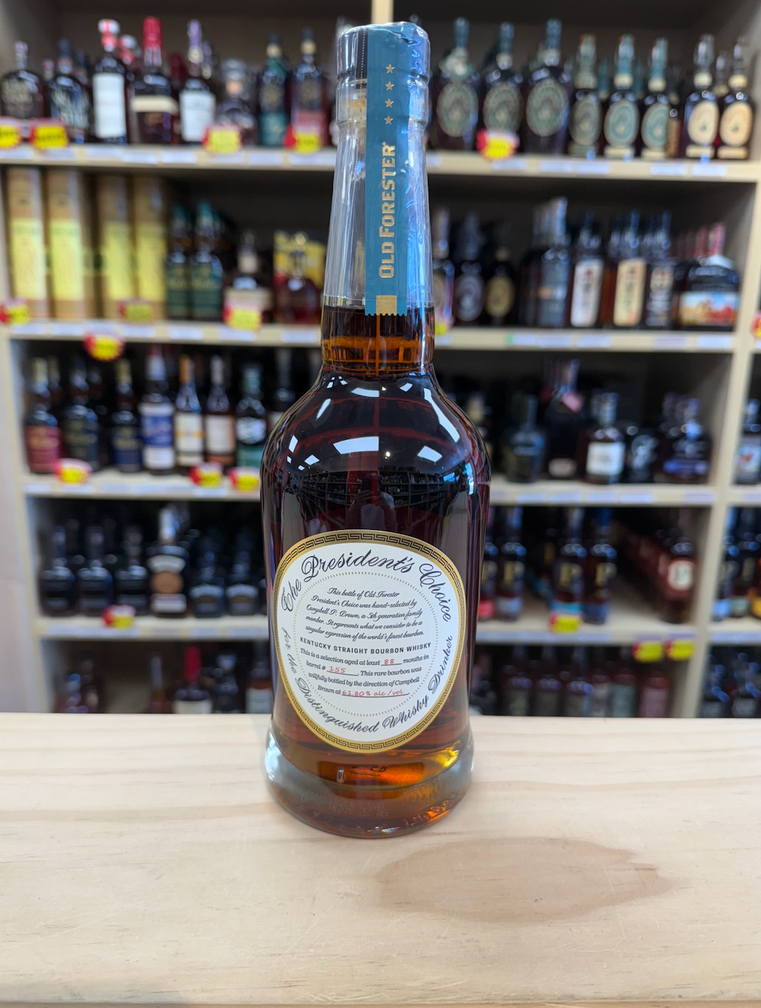 Old Forester The President's Choice Straight Bourbon Whiskey