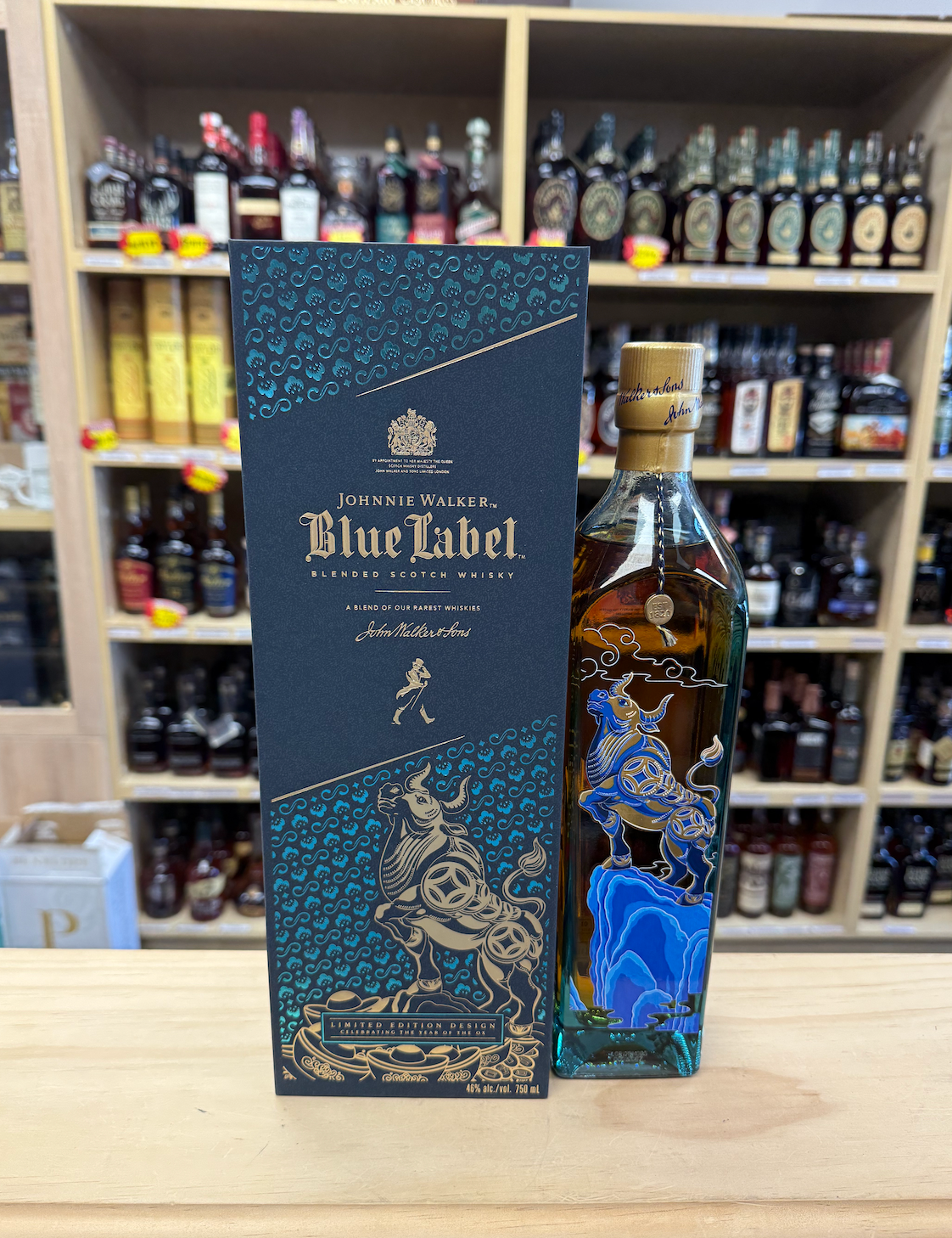 Johnnie Walker Blue Label Year of Ox 750ml | Feng Fine Wine & Spirits
