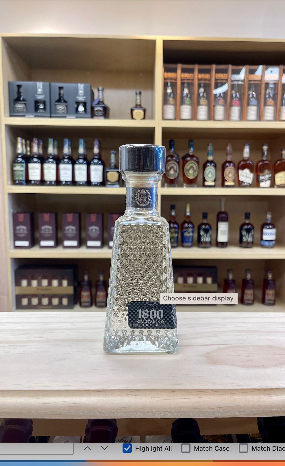 1800 Cristalino Tequila | Feng Fine Wine & Spirits